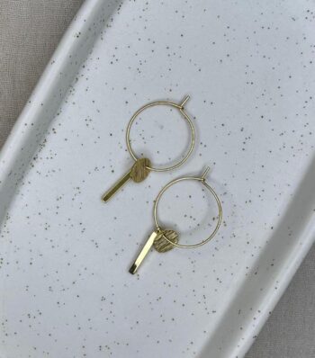 Vergoldete Edelstahl Creolen 20mm – Goldene Ohrringe | Wasserfest & Allergikerfreundlich | Minimalistischer Schmuck für Damen Geschenk